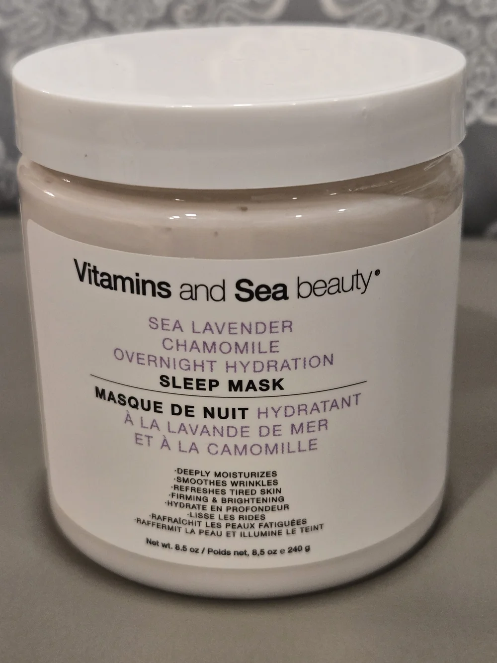Vitamins and Sea Beauty Sea Lavender Chamomile Overnight Hydration Sleep Mask